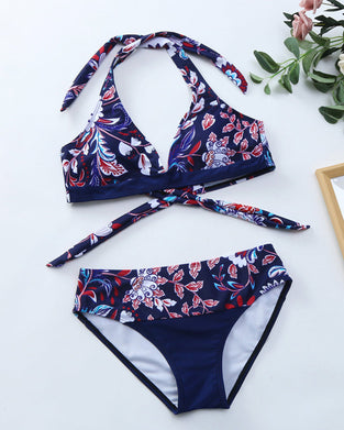 Bikini-Set mit Blumenmuster