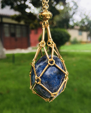 Glänzende Kristallstein Halskette