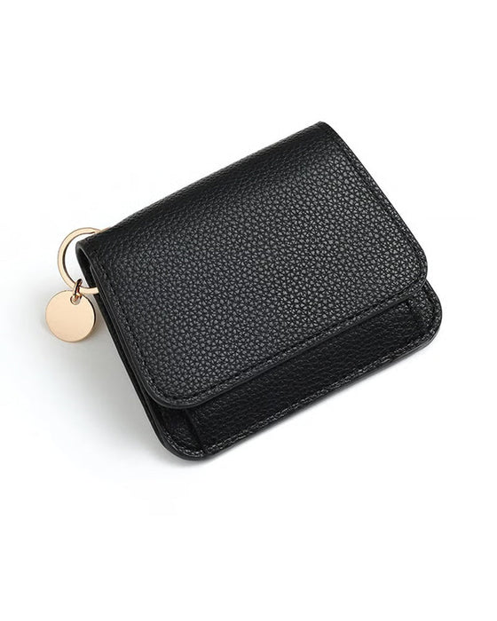 Damenbrieftasche Elegante Minimalistische Kurze Ausführung