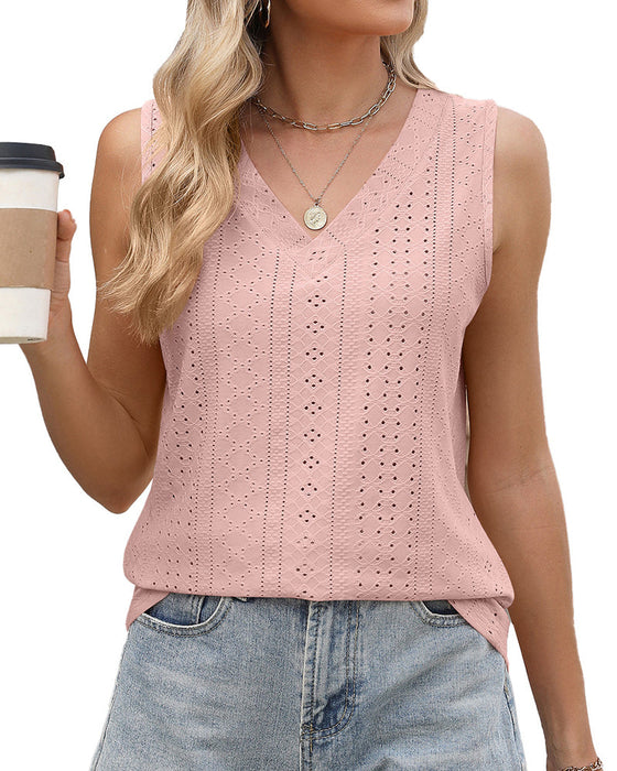 Tanktop Lässig Einfarbig