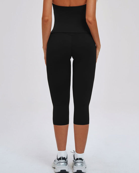 Leggings Yoga Hohe Taille Mittel