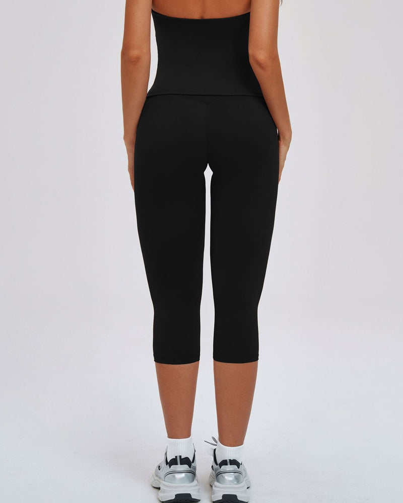 Leggings Yoga Hohe Taille Mittel