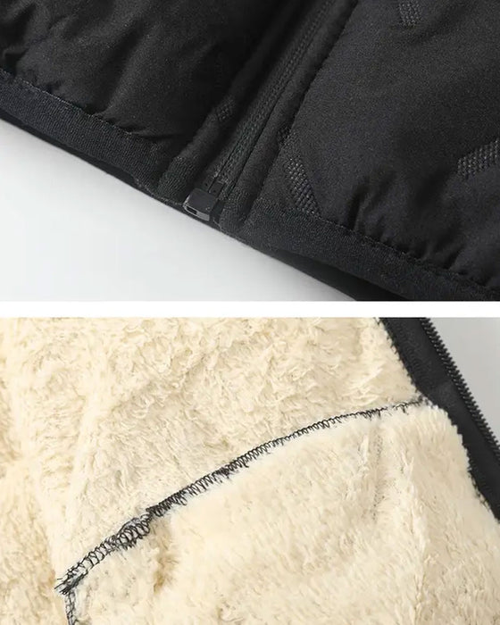 Weste Warm Lässig Tasche