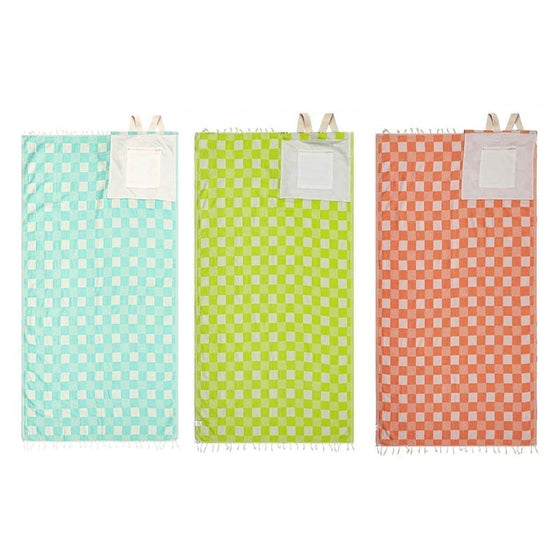 2-In-1 Konvertierbare Strandtuch-Tasche