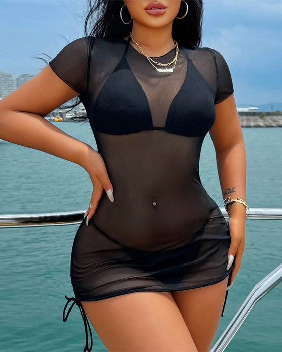 Badeanzug Sexy Mesh Dreieck