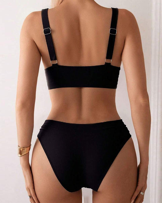 Sexy Bikini In Unifarbe