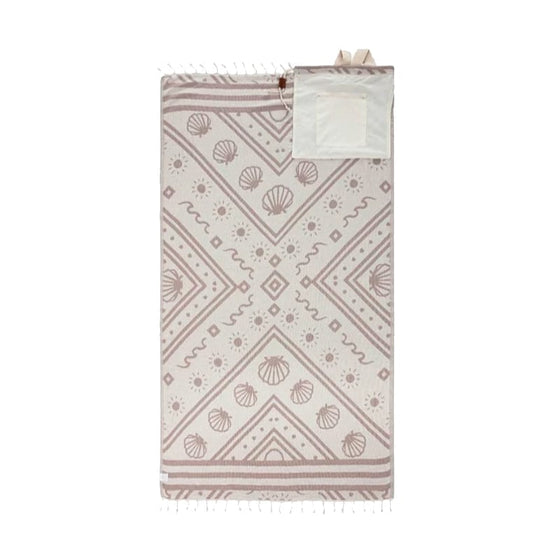 2-In-1 Konvertierbare Strandtuch-Tasche