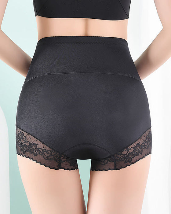Unterwäsche Seidig Hohe Taille Formend