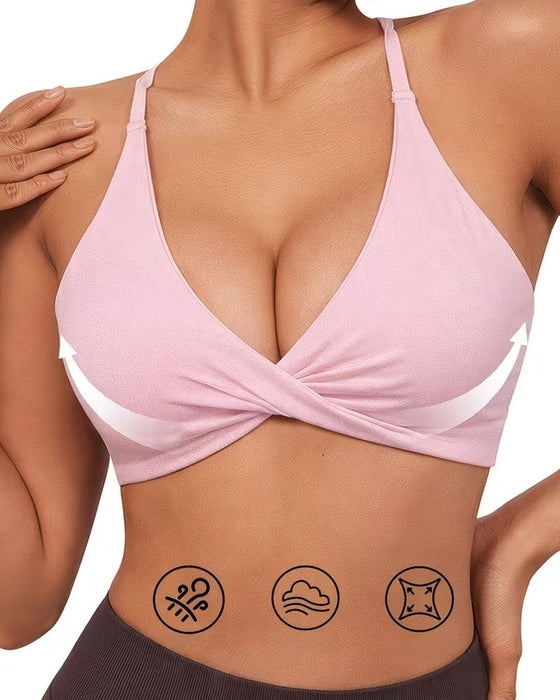 Sport-BH mit Twist-Front