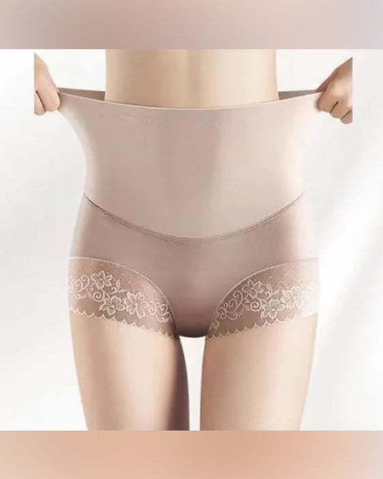 Unterwäsche Seidig Hohe Taille Formend