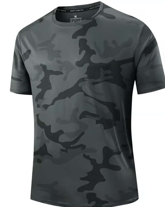 T-Shirt Camo Kurzarm Herren