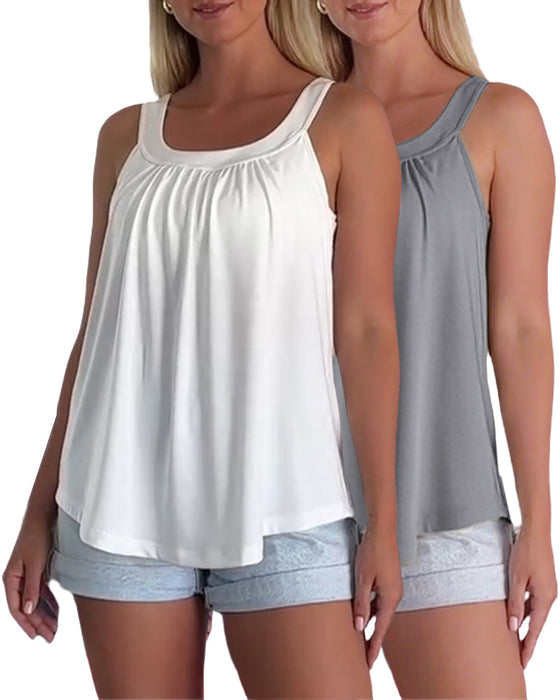Top Set Uni Plissiert