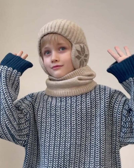 Wintermütze, Schal, Warme Strickmütze