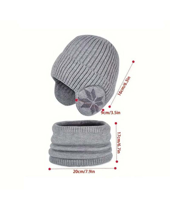 Wintermütze, Schal, Warme Strickmütze