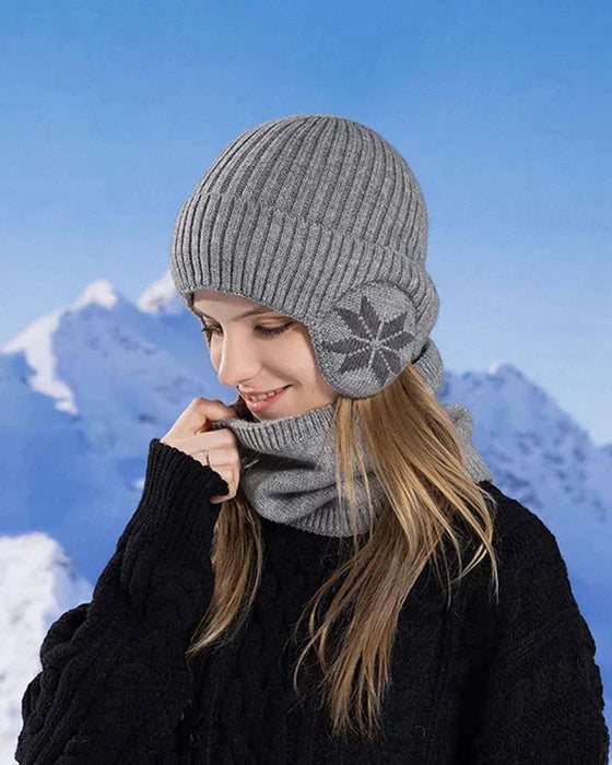 Wintermütze, Schal, Warme Strickmütze