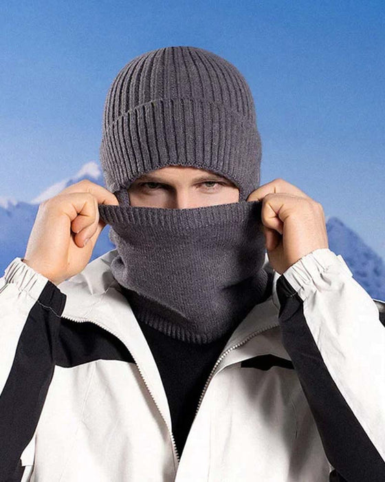 Wintermütze, Schal, Warme Strickmütze