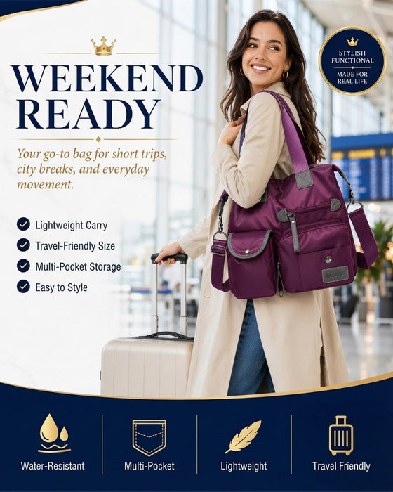 Große Wasserdichte Tote-Tasche Für Damen