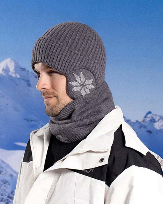 Wintermütze, Schal, Warme Strickmütze