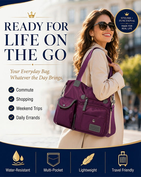 Große Wasserdichte Tote-Tasche Für Damen