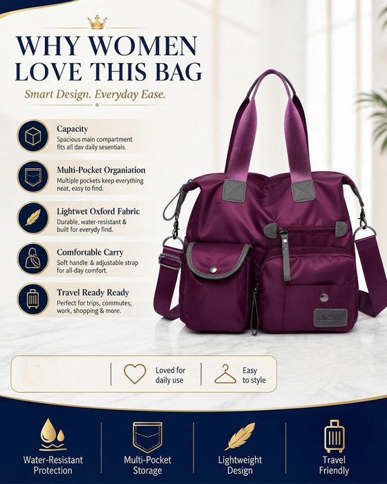 Große Wasserdichte Tote-Tasche Für Damen