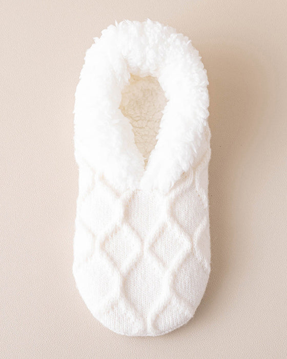 Kuschelige Anti-Rutsch Thermo-Bodensocken