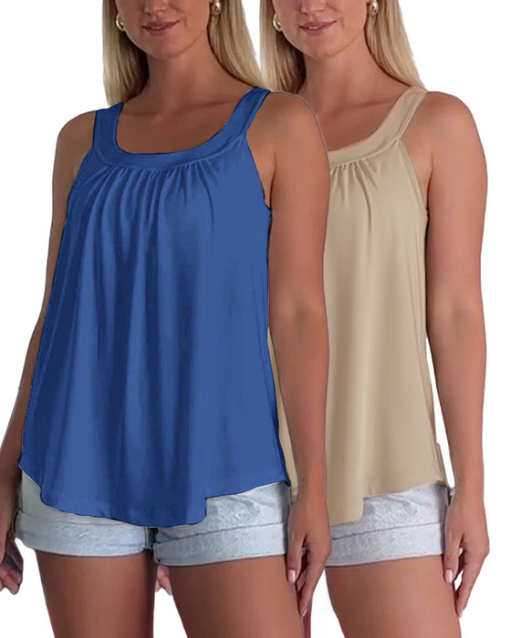 Top Set Uni Plissiert