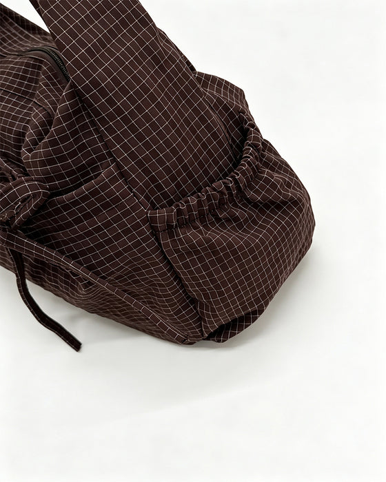 Tasche Schleife Karo Crossbody