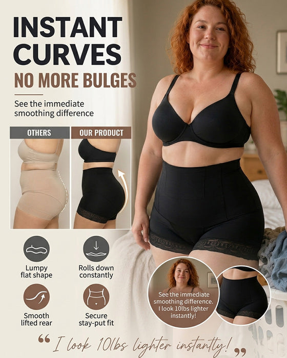 Damen-Shapewear-Slips Mit Kreuz-Bauchkontrolle