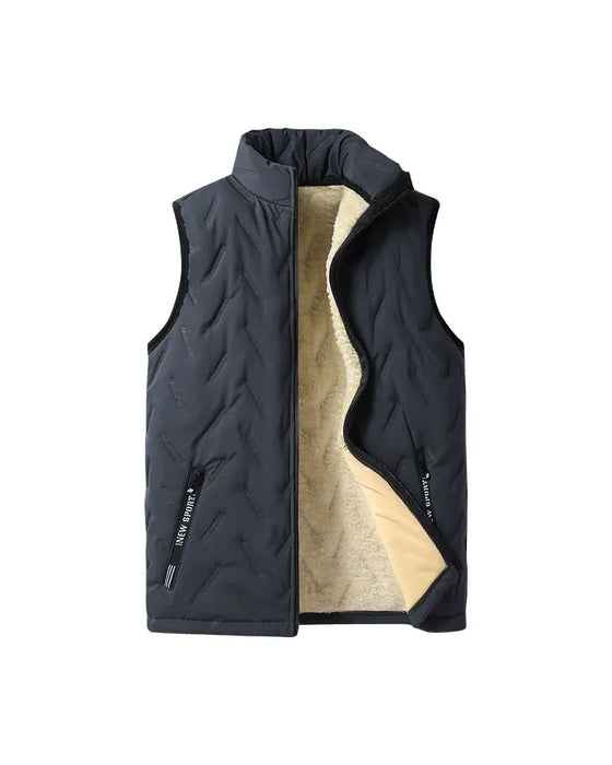 Weste Warm Lässig Tasche