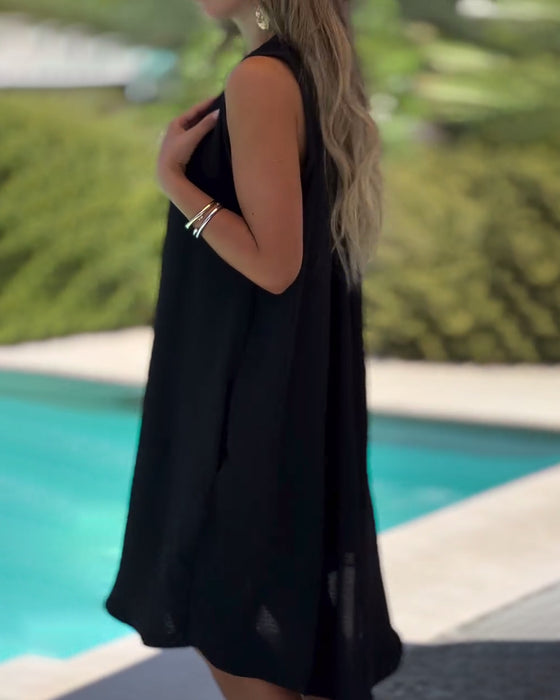 Kleid Ärmellos Casual