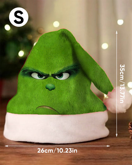 Unisex-Plüschmütze mit Weihnachtsdruck