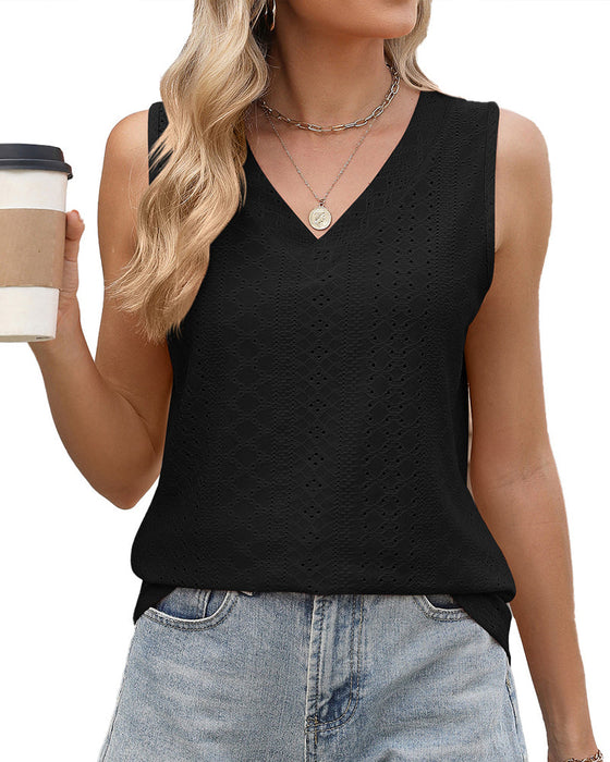 Tanktop Lässig Einfarbig