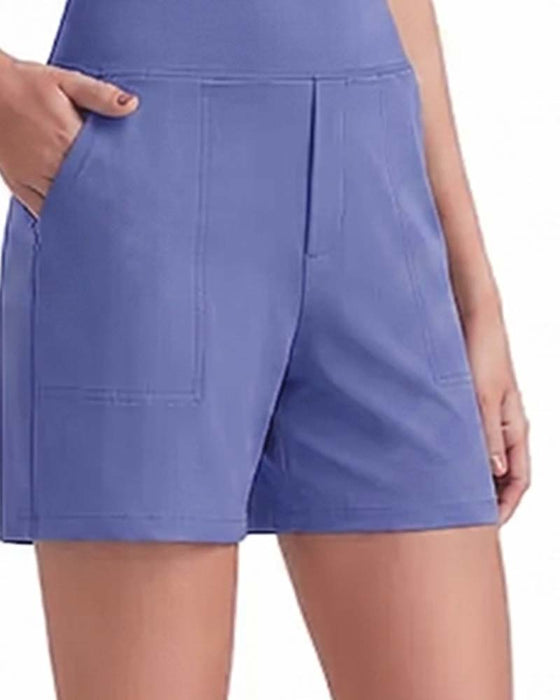 Shorts Hohe Taille Sportlich Laufen