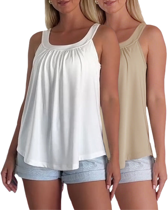 Top Set Uni Plissiert