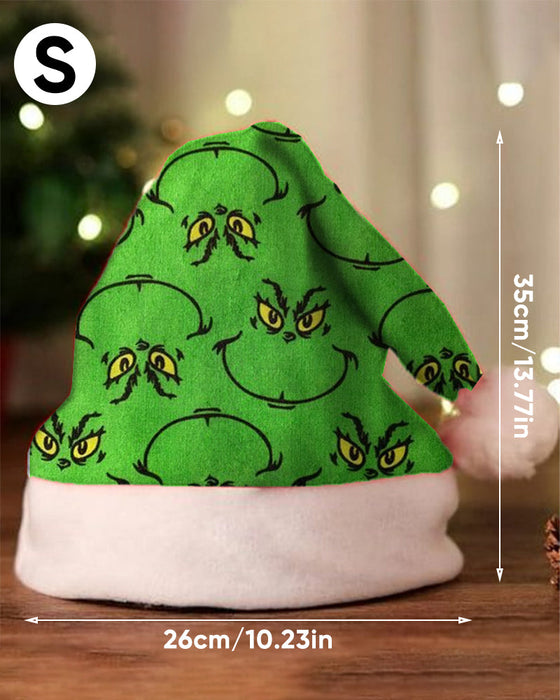 Unisex-Plüschmütze mit Weihnachtsdruck