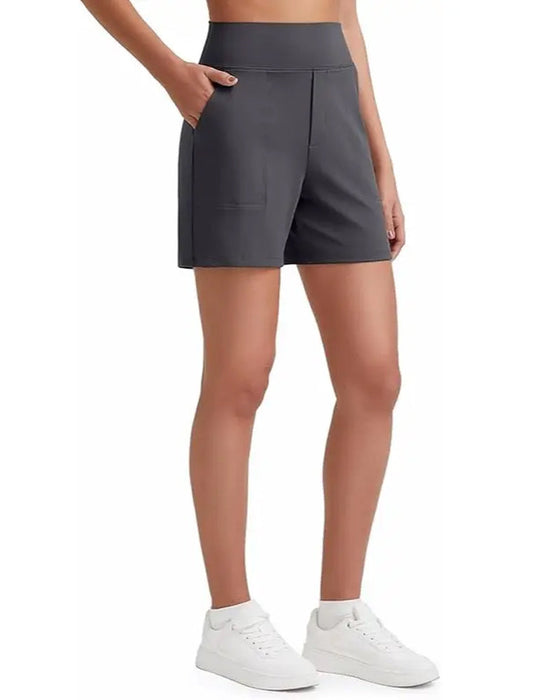 Shorts Hohe Taille Sportlich Laufen