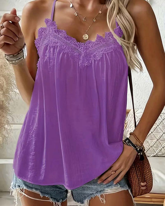 Cami Top Uni Farbe