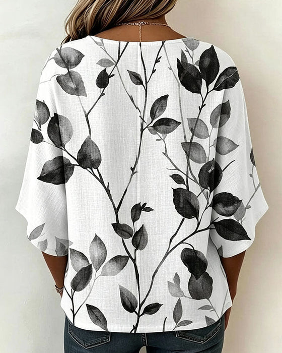 Bluse Locker Tintenwäsche