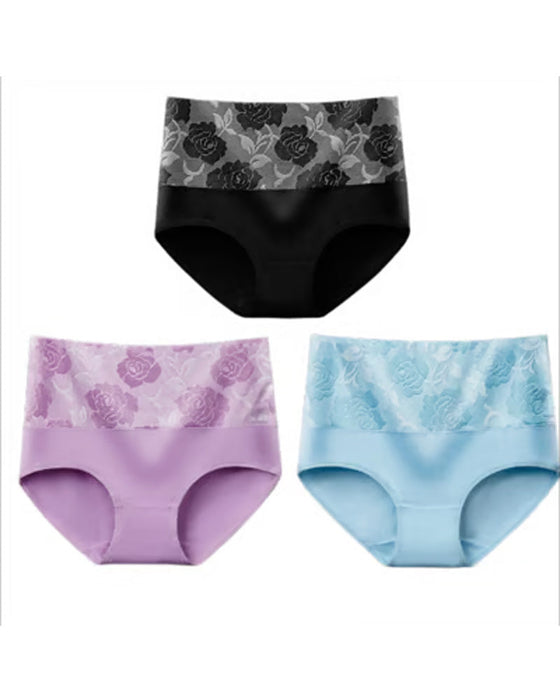 🔥 Damen-Slip Mit Hoher Taille Und Bauchkontrolle Aus Reiner Baumwolle In Übergröße
