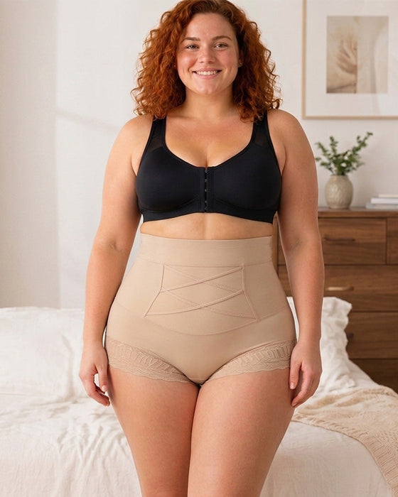 Damen-Shapewear-Slips Mit Kreuz-Bauchkontrolle