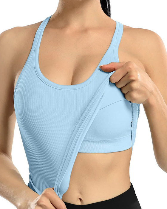 Tanktop Mit Eingebautem Bh Und Racerback