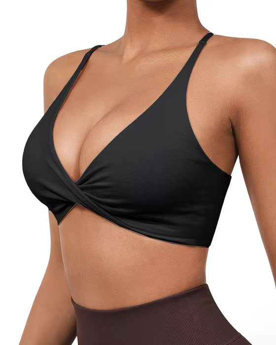 Sport-BH mit Twist-Front