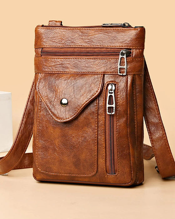 Damen Elegante Vintage Crossbody Schultertasche
