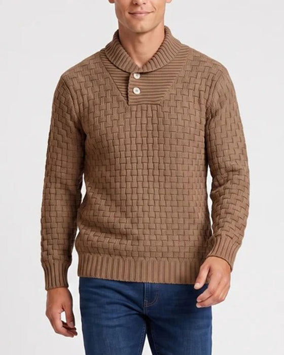Pullover Herren Kariert Lässig