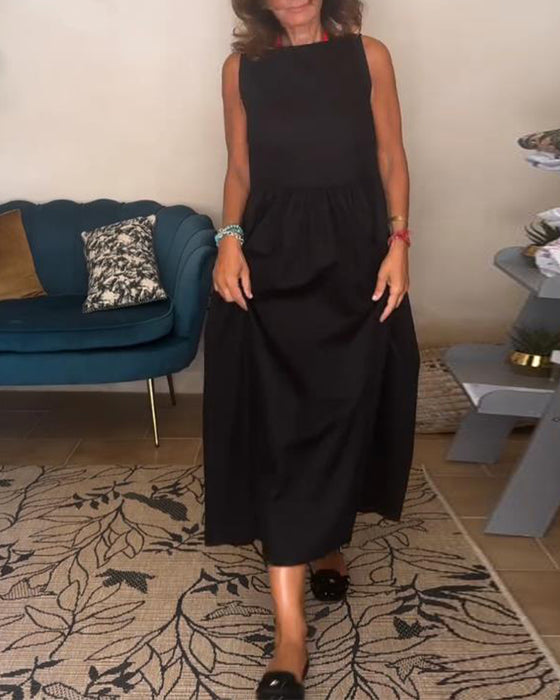 Rückenfreies Kleid Mit Schleife