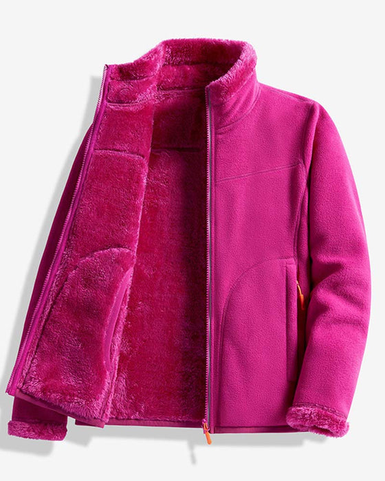 Jacke Einfarbig Langarm Lässig