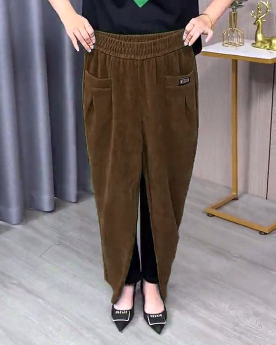 Einfarbige Stretch-Skinnyhosen