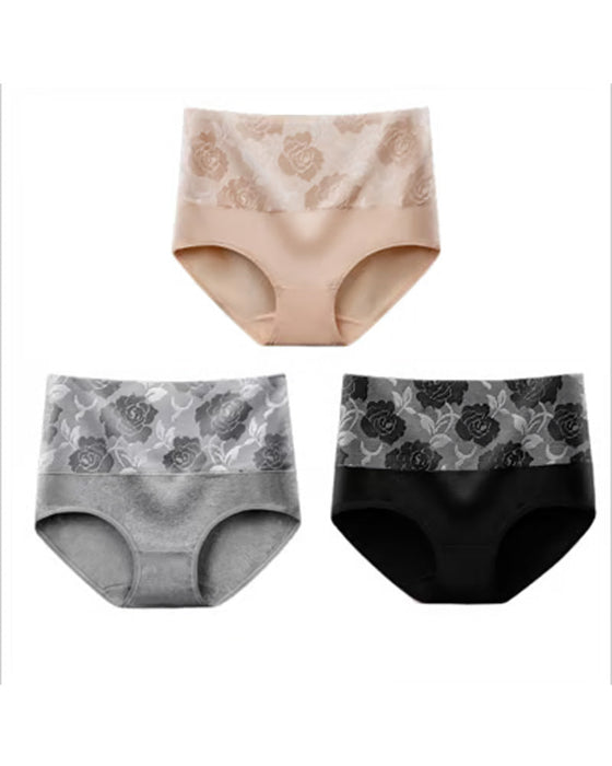 🔥 Damen-Slip Mit Hoher Taille Und Bauchkontrolle Aus Reiner Baumwolle In Übergröße