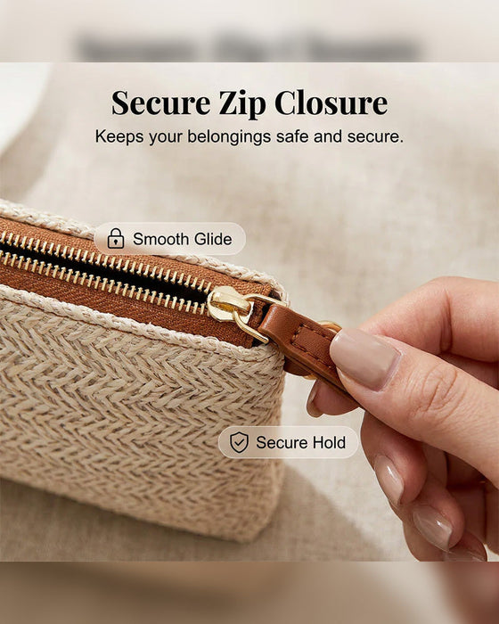 Schulter-Clutch – Leicht, Vielseitig, Metallische Akzente ✨