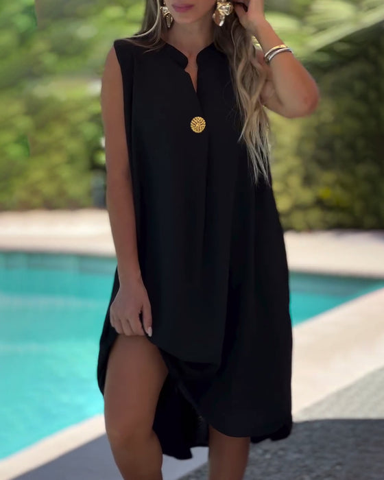 Kleid Ärmellos Casual
